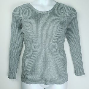 Lane Bryant Metallic Silver Grey Sweater 18/20